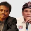 Roy Suryo dan Sekretaris Jenderal Relawan Pasukan Bawah Tanah (Pasbata) Jokowi–Prabowo, Budiyanto Hadinagoro