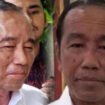 Ilustrasi wajah jokowi yang kena alergi kulit
