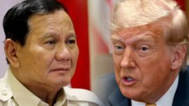 Presiden RI Prabowo Subianto dan Presiden Amerika Serikat Donald Trump