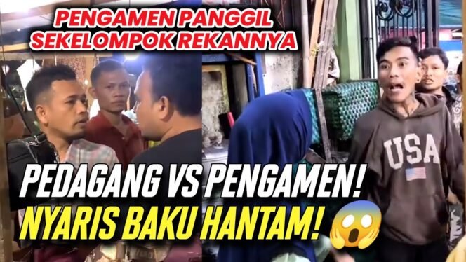 
					🔥TEGANG DIPASAR💥 DEBT COLLEKTOR MENGHADANG, POLISI DIDORONG NYARIS DIBOGEM👹PENGAMEN NGAMUK DI WARUNG